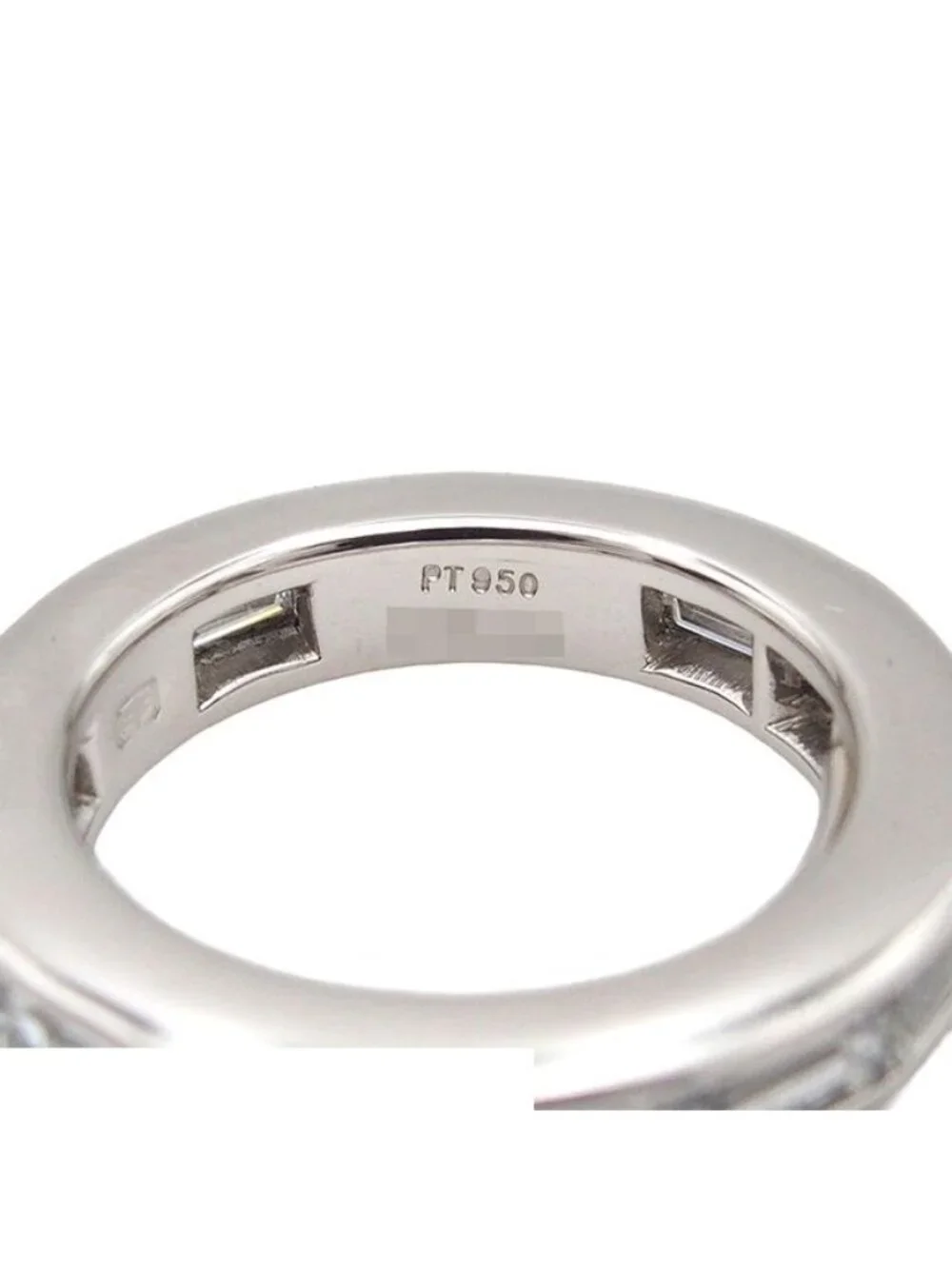 Harry Winston Baguette Cut Channel Set Ring Platinum Diamond